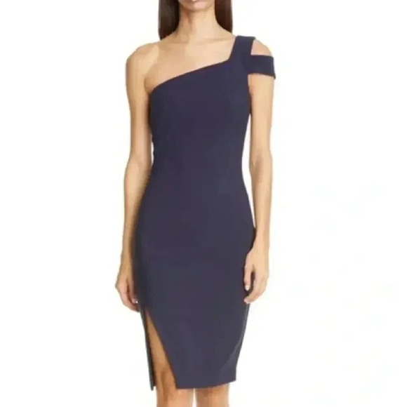Likely Dresses & Skirts - 94 Likely One Shoulder Navy Blue Dress Size 0
